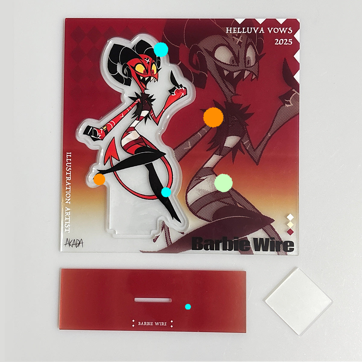 Barbie Wire Full printing standee *HelluvaVows*