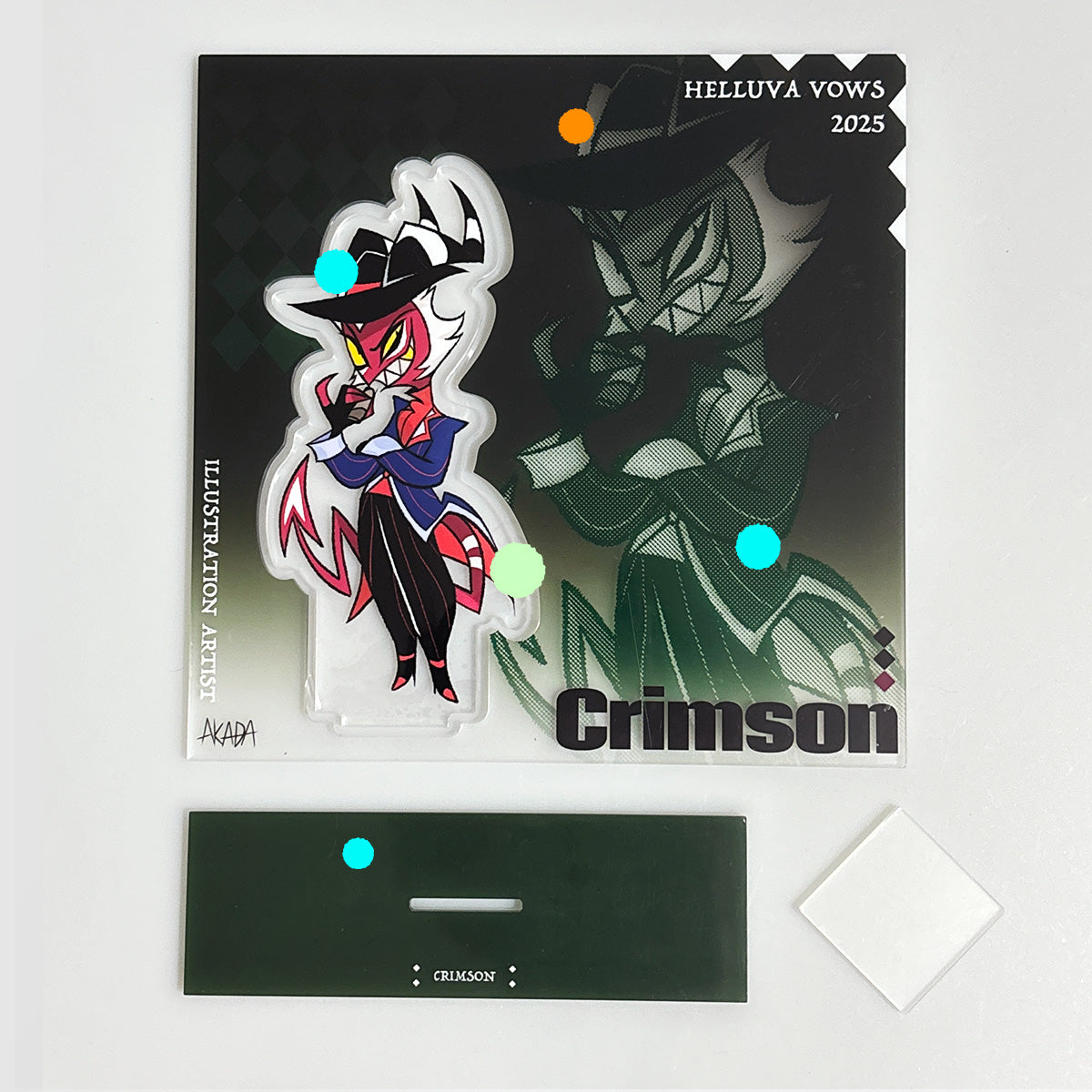 Crimson full printing standee *HelluvaVows*