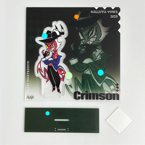 Crimson full printing standee *HelluvaVows*