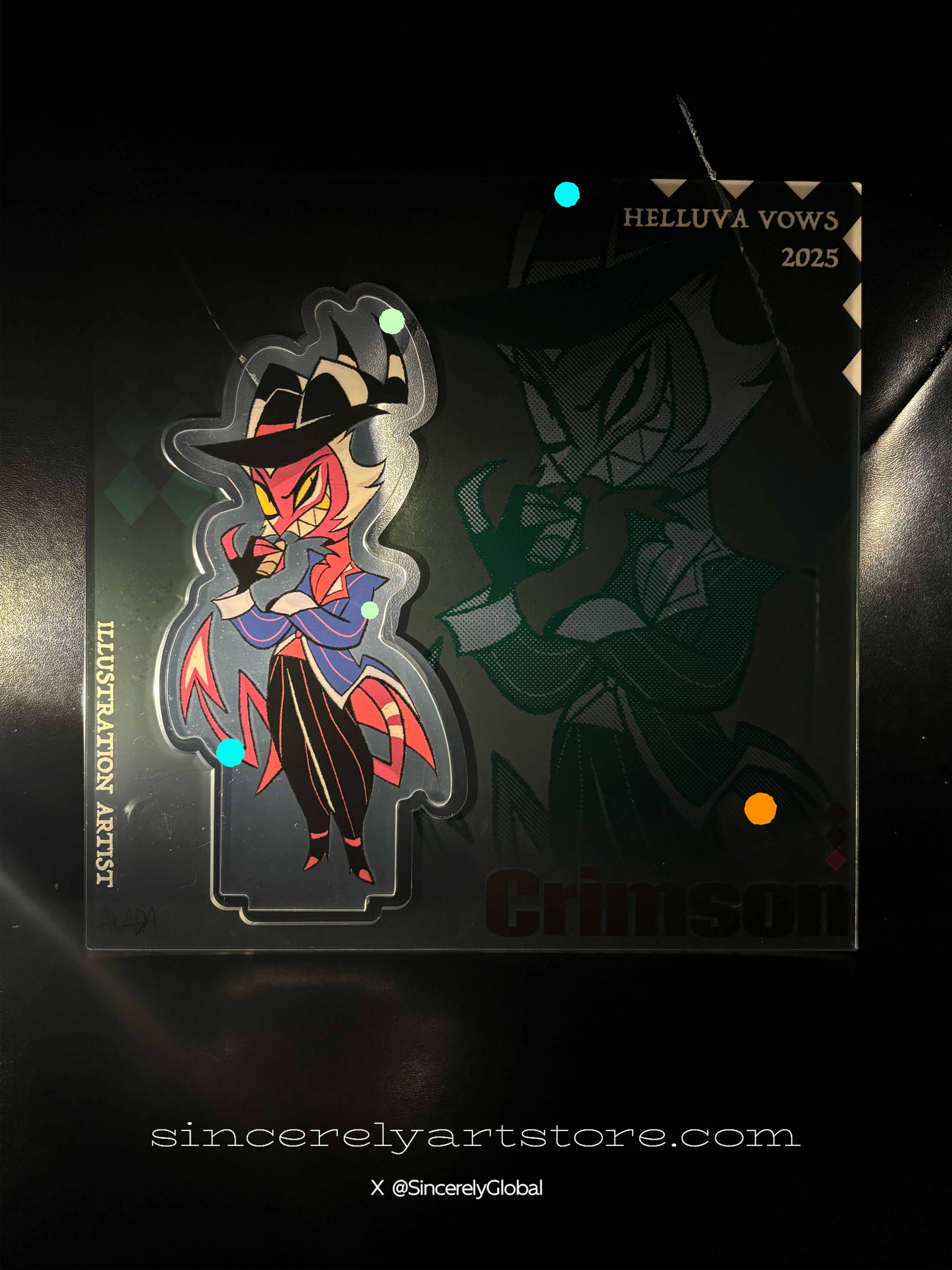 Crimson full printing standee *HelluvaVows*