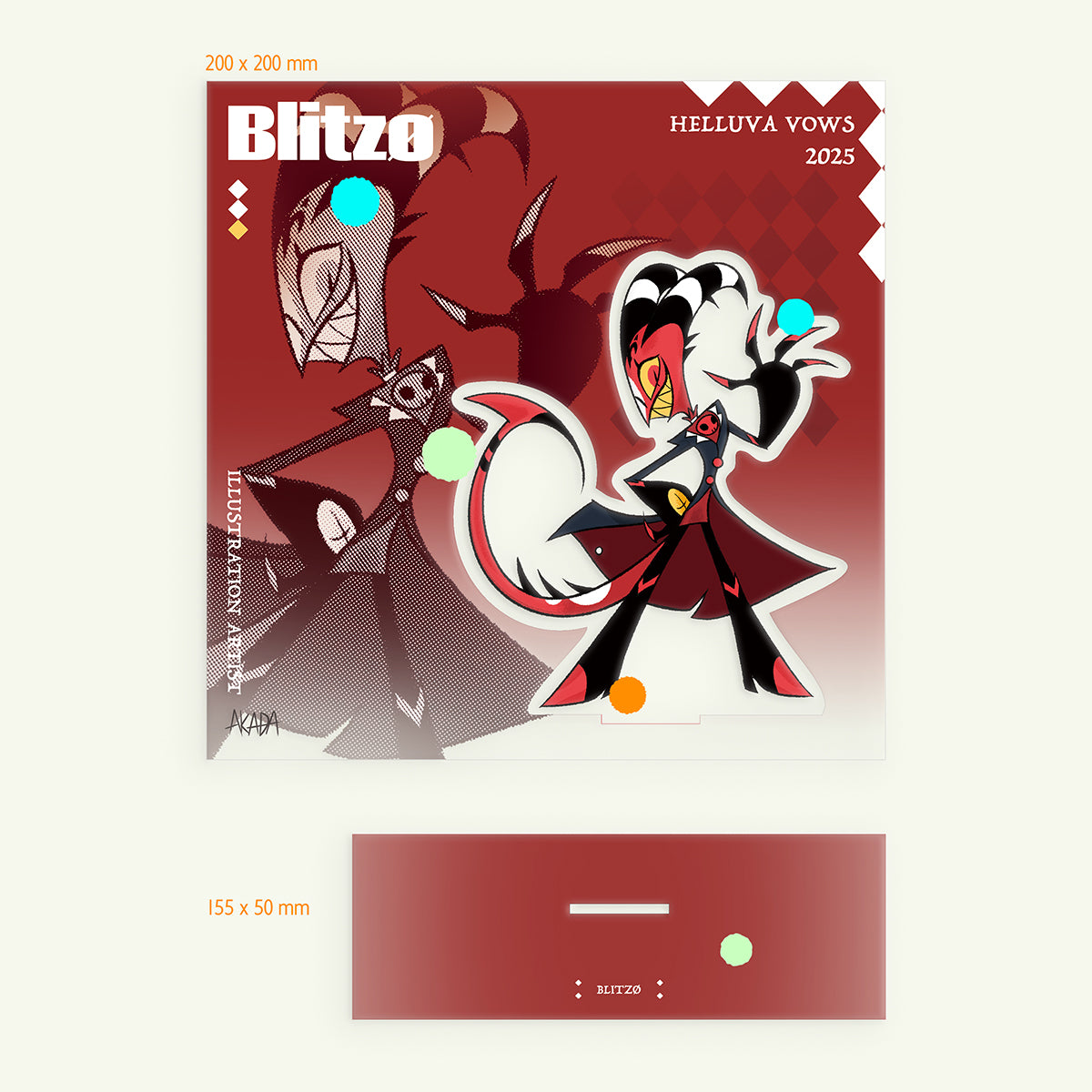 Blitzø Full printing standee *HelluvaVows*