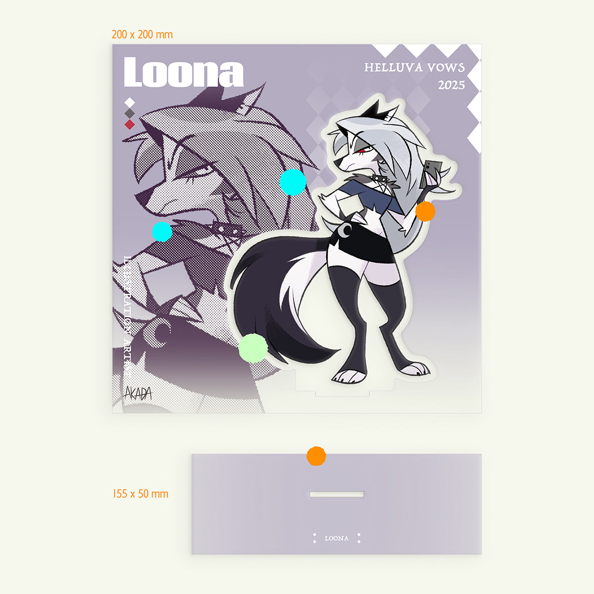 Loona Full printing standee *HelluvaVows*