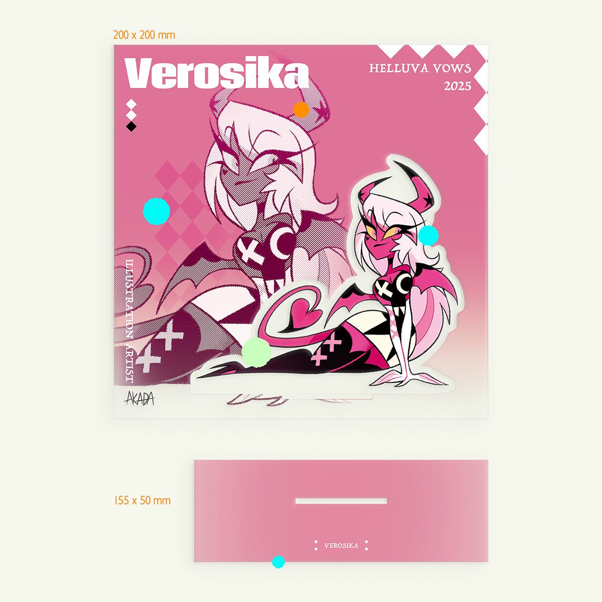 Verosika-original Full printing standee *HelluvaVows*