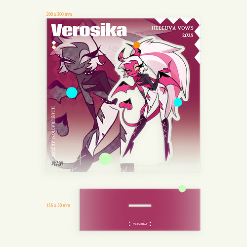Verosika-apology tour Full printing standee *HelluvaVows*