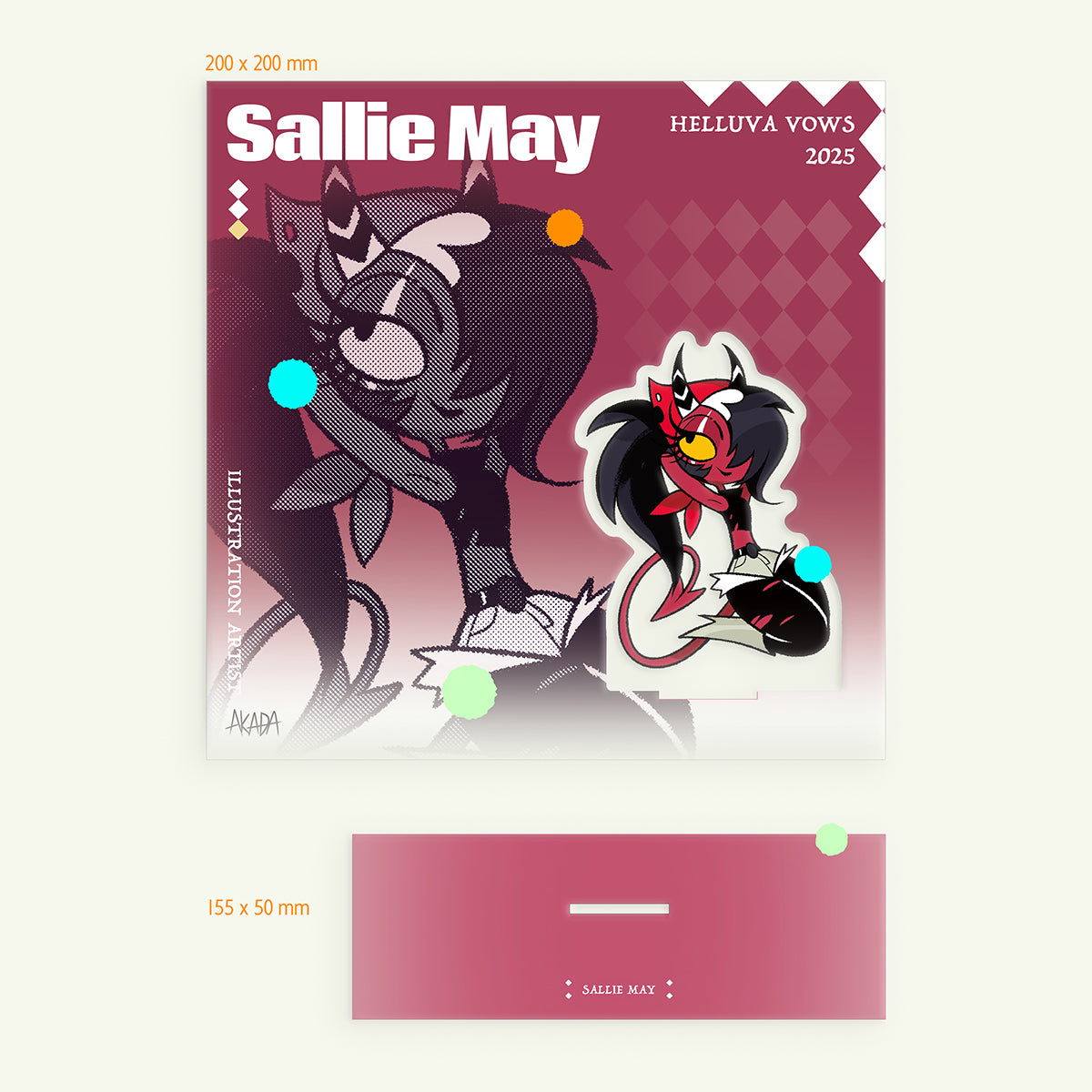Sallie May Full printing standee *HelluvaVows*