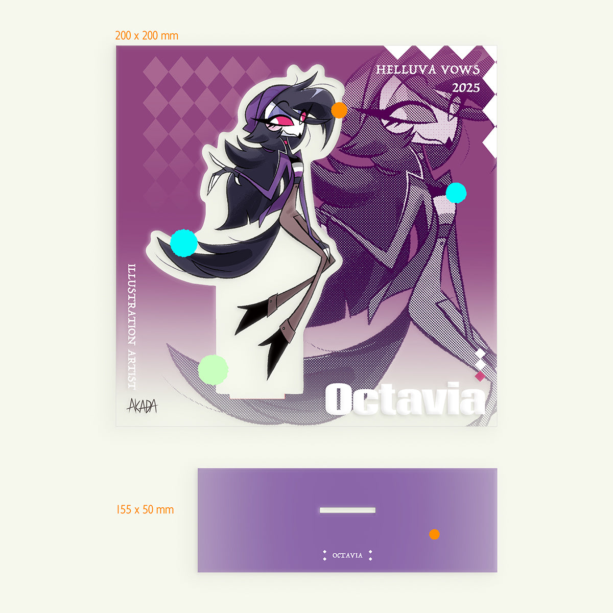 Octivia-daily full printing standee *HelluvaVows*