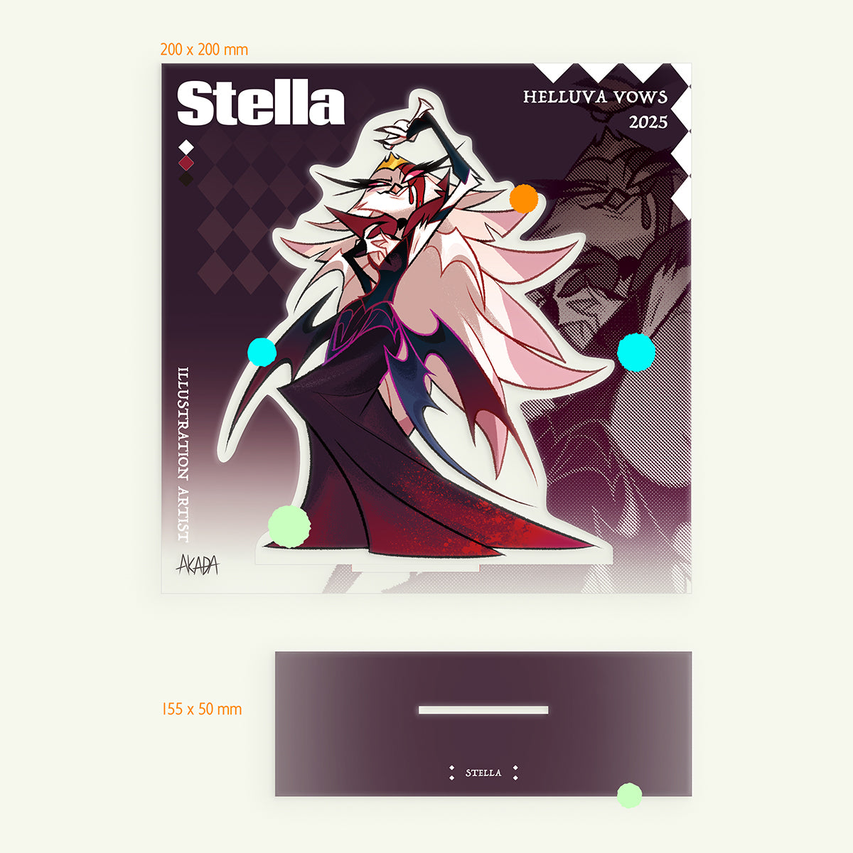 Stella-halloween full printing standee *HelluvaVows*