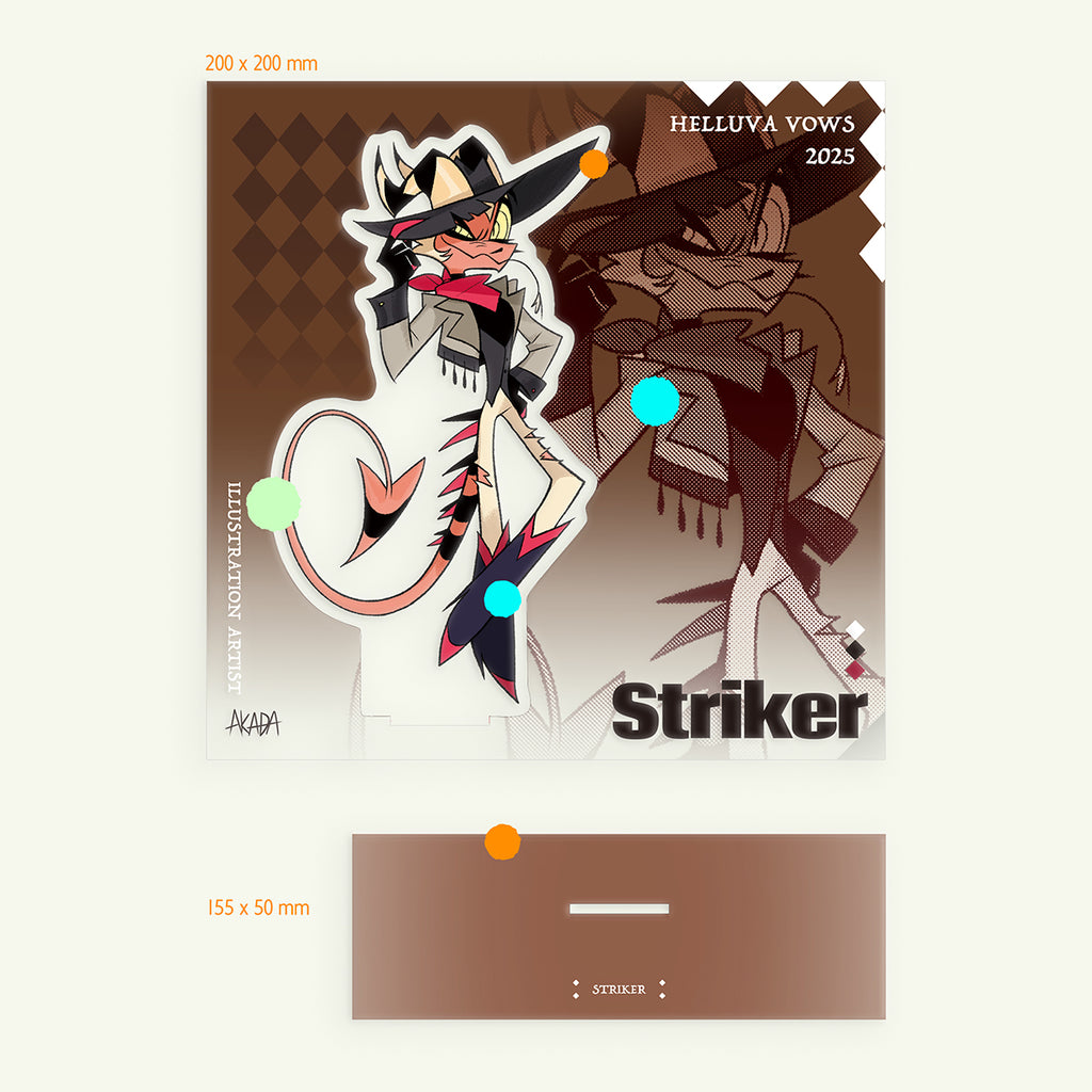Striker full printing standee *HelluvaVows*