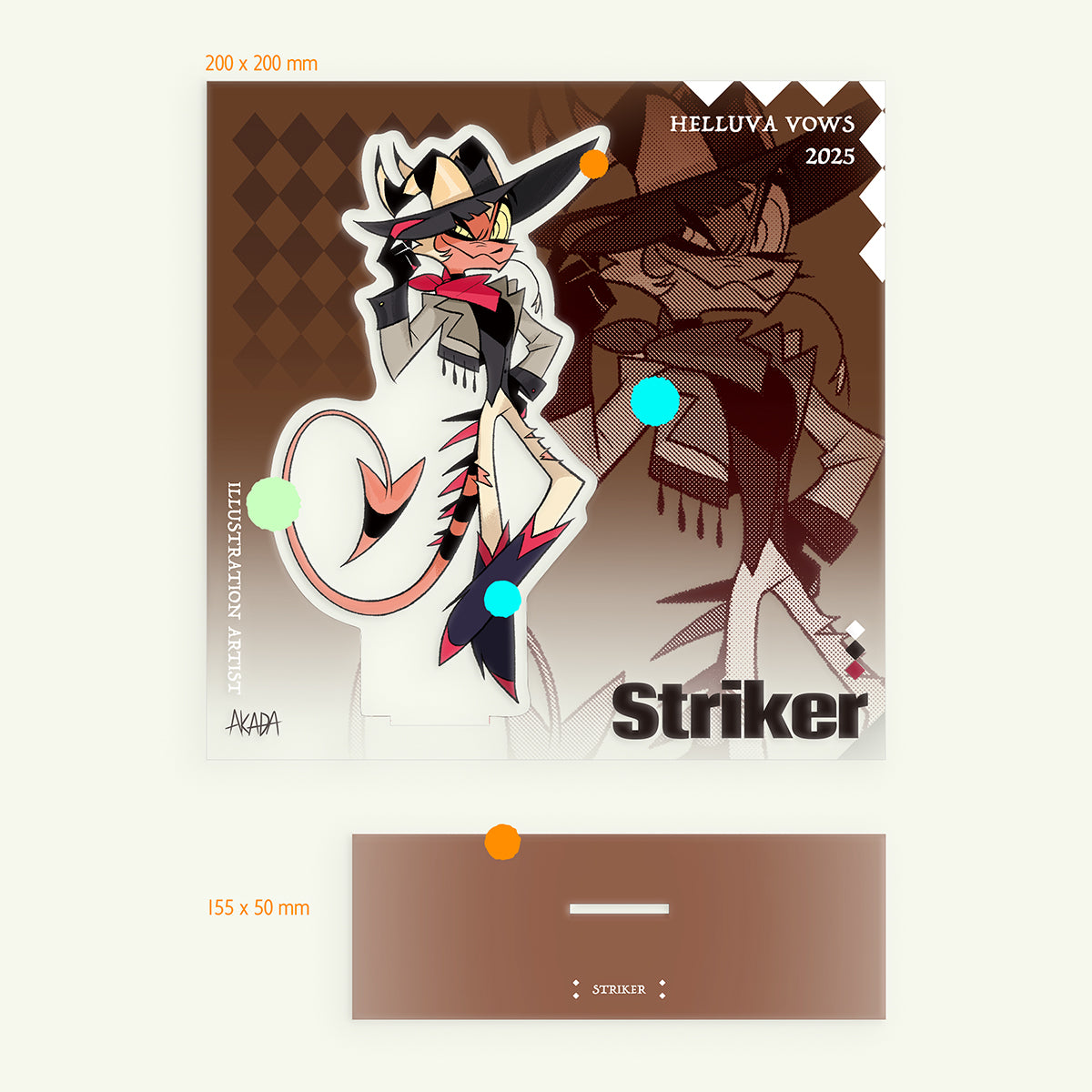 Striker full printing standee *HelluvaVows*