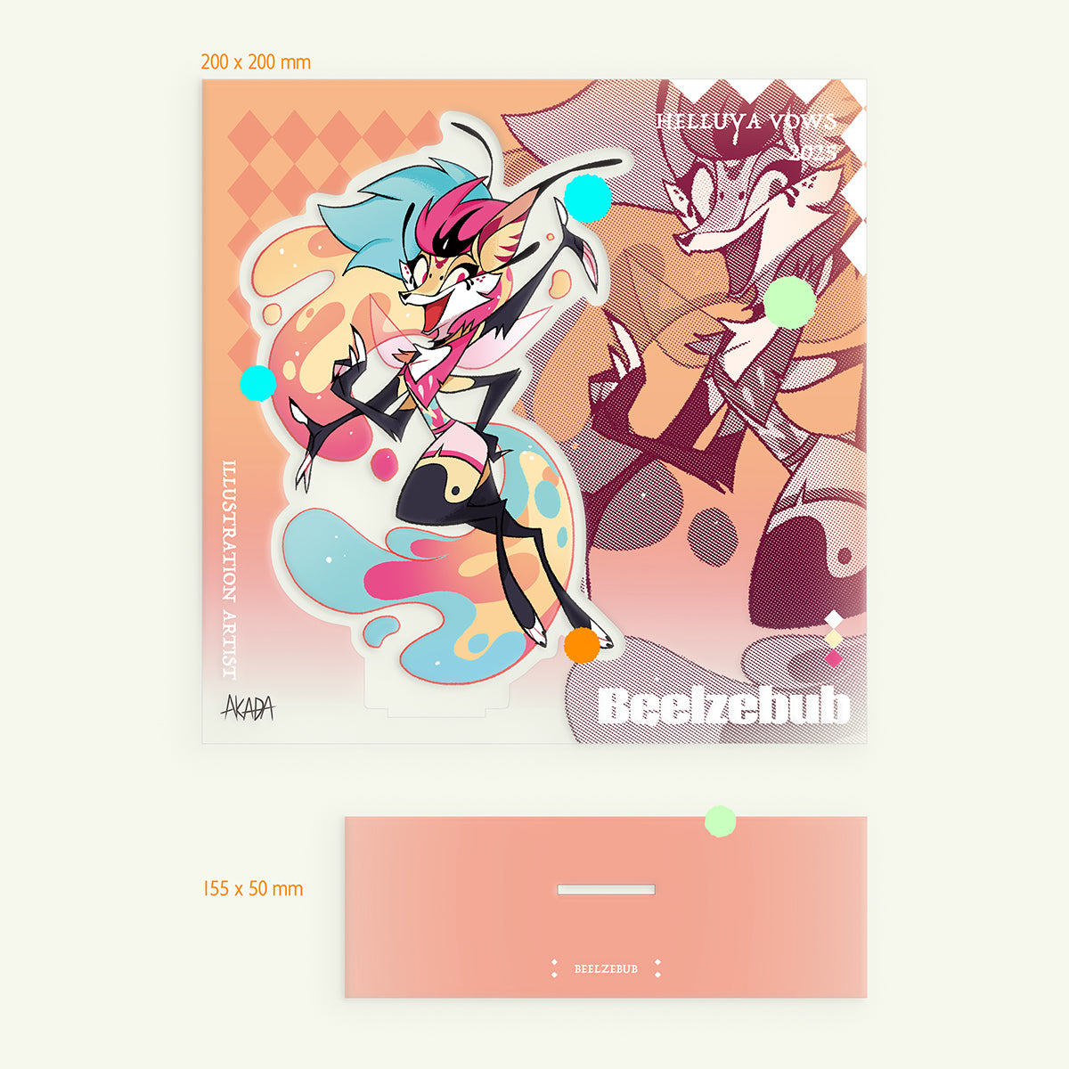 Beelzebub-original full printing standee *HelluvaVows*