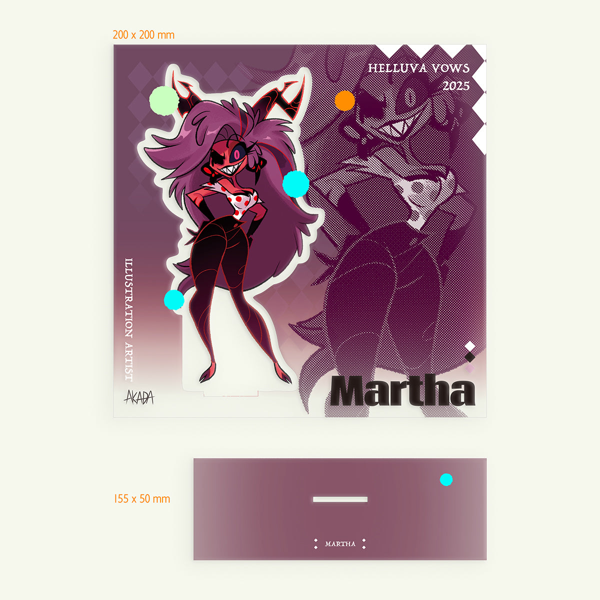 Martha full printing standee *HelluvaVows*