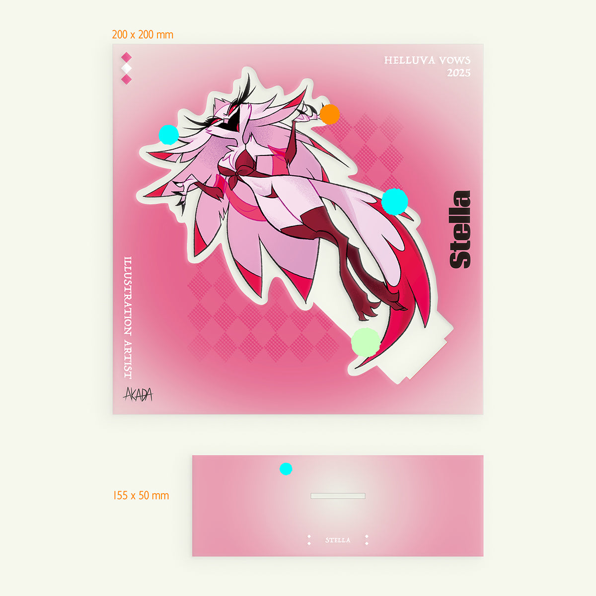 Stella-valentine's day full printing standee *HelluvaVows*