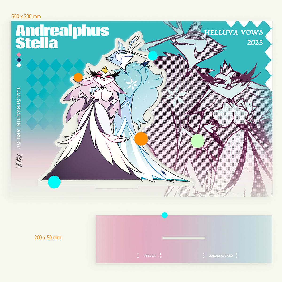 Stella/Andrealphus full printing standee *HelluvaVows*