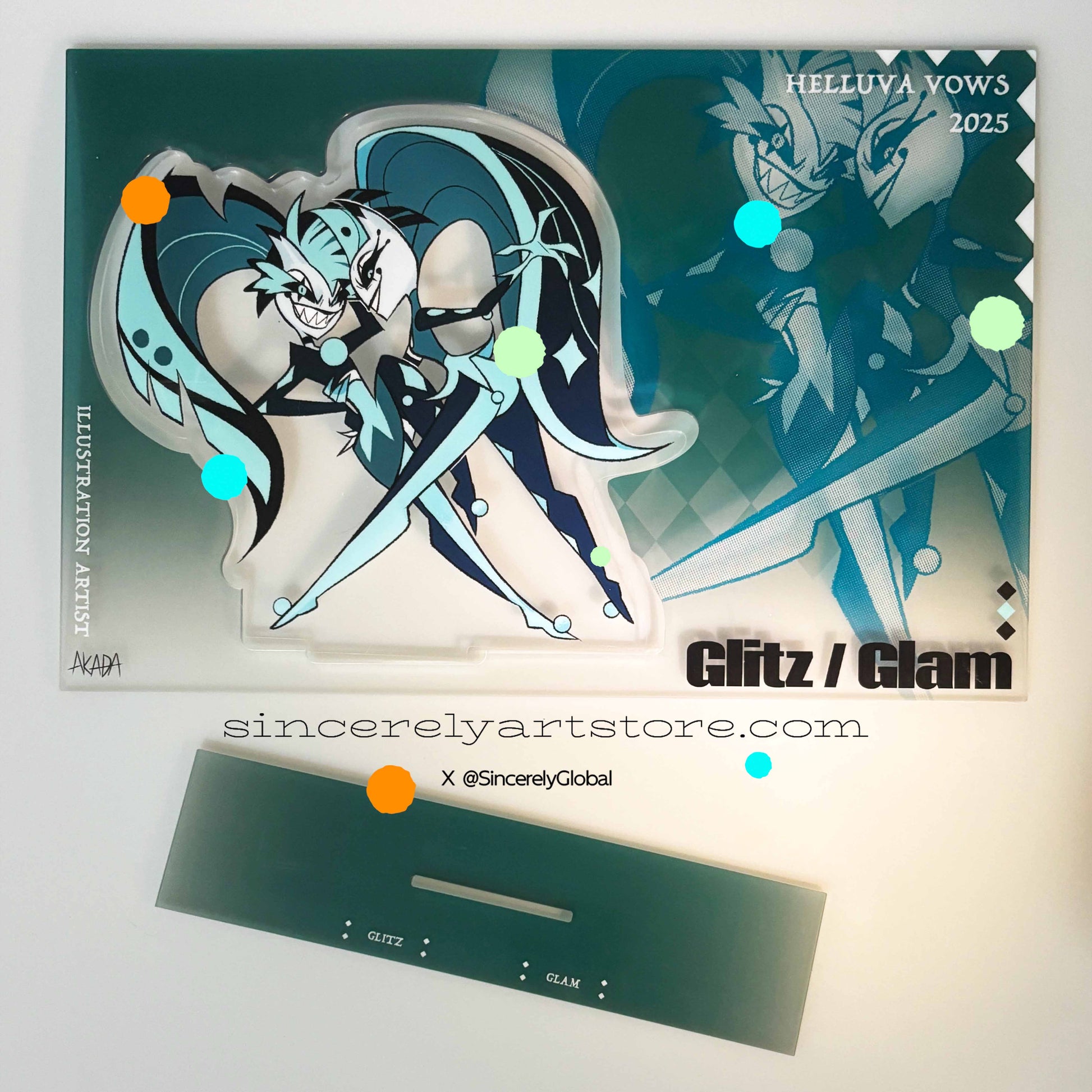 Glitz/Glam full printing standee *HelluvaVows*