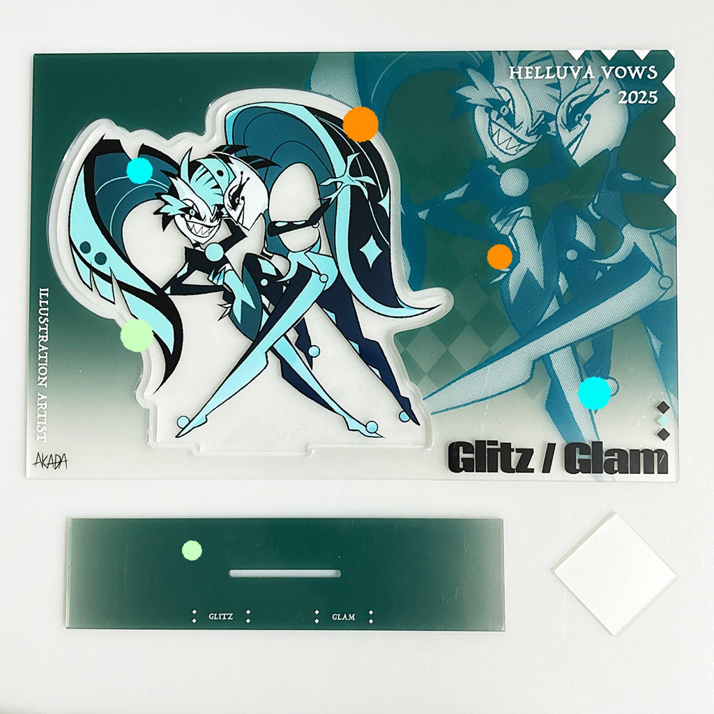 Glitz/Glam full printing standee *HelluvaVows*