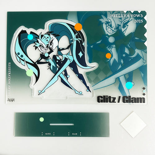 Glitz/Glam full printing standee *HelluvaVows*