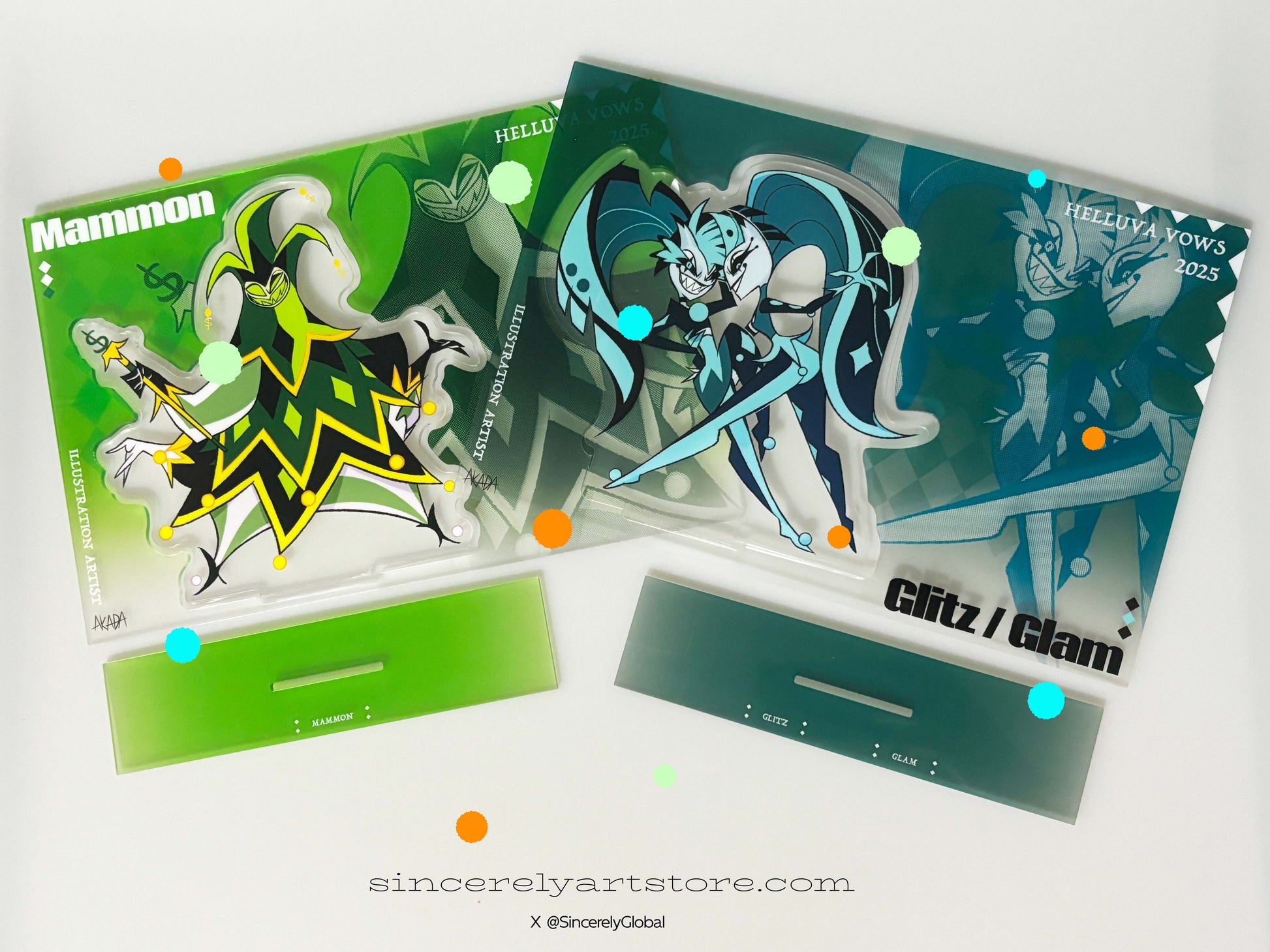 Glitz/Glam full printing standee *HelluvaVows*