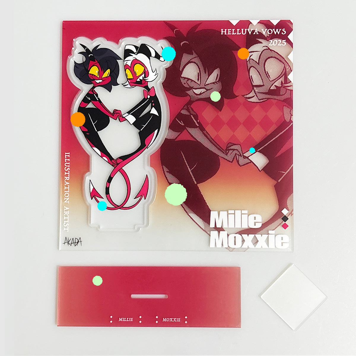 Millie&Moxxie Full printing standee *HelluvaVows*