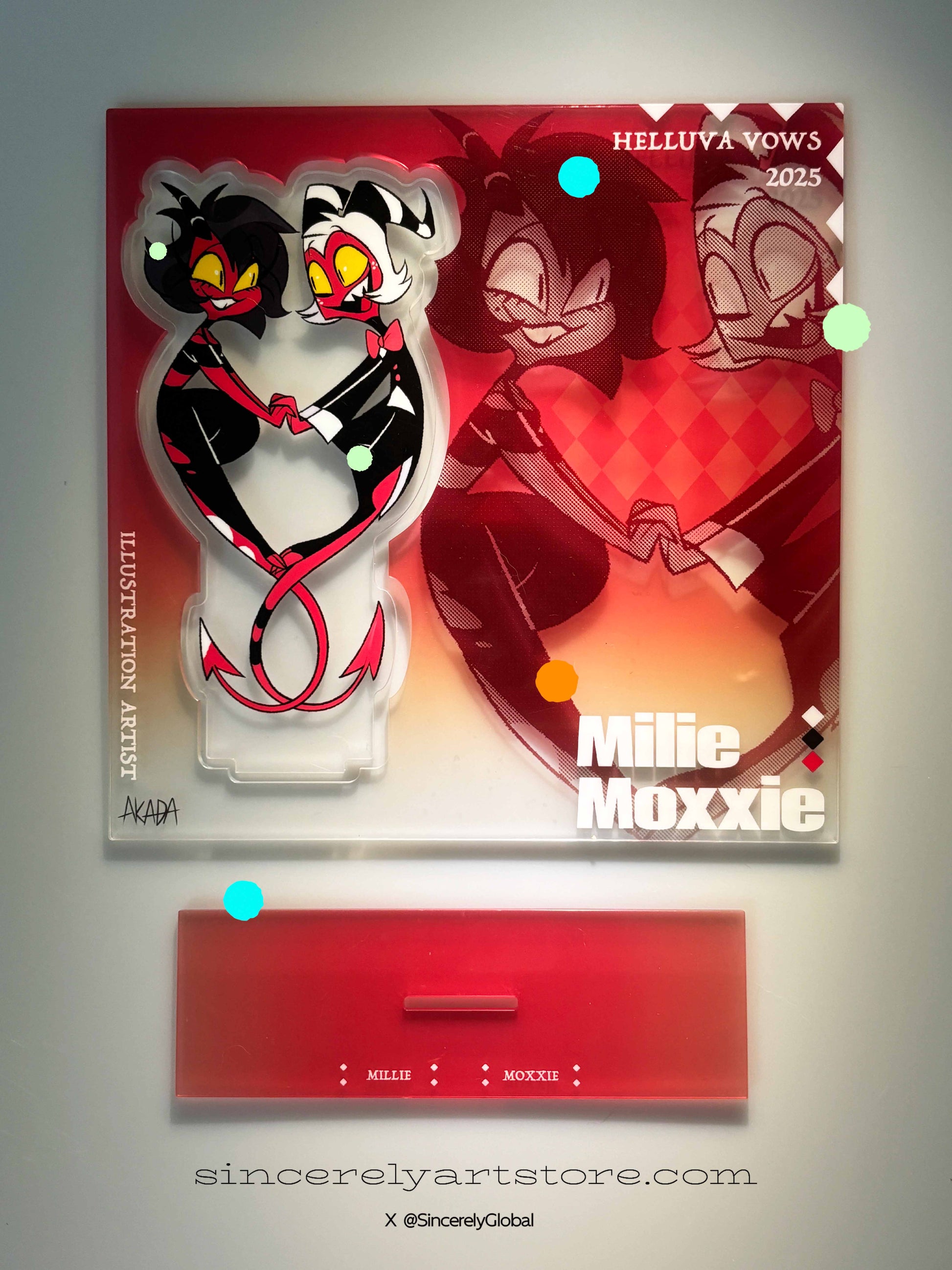 Millie&Moxxie Full printing standee *HelluvaVows*