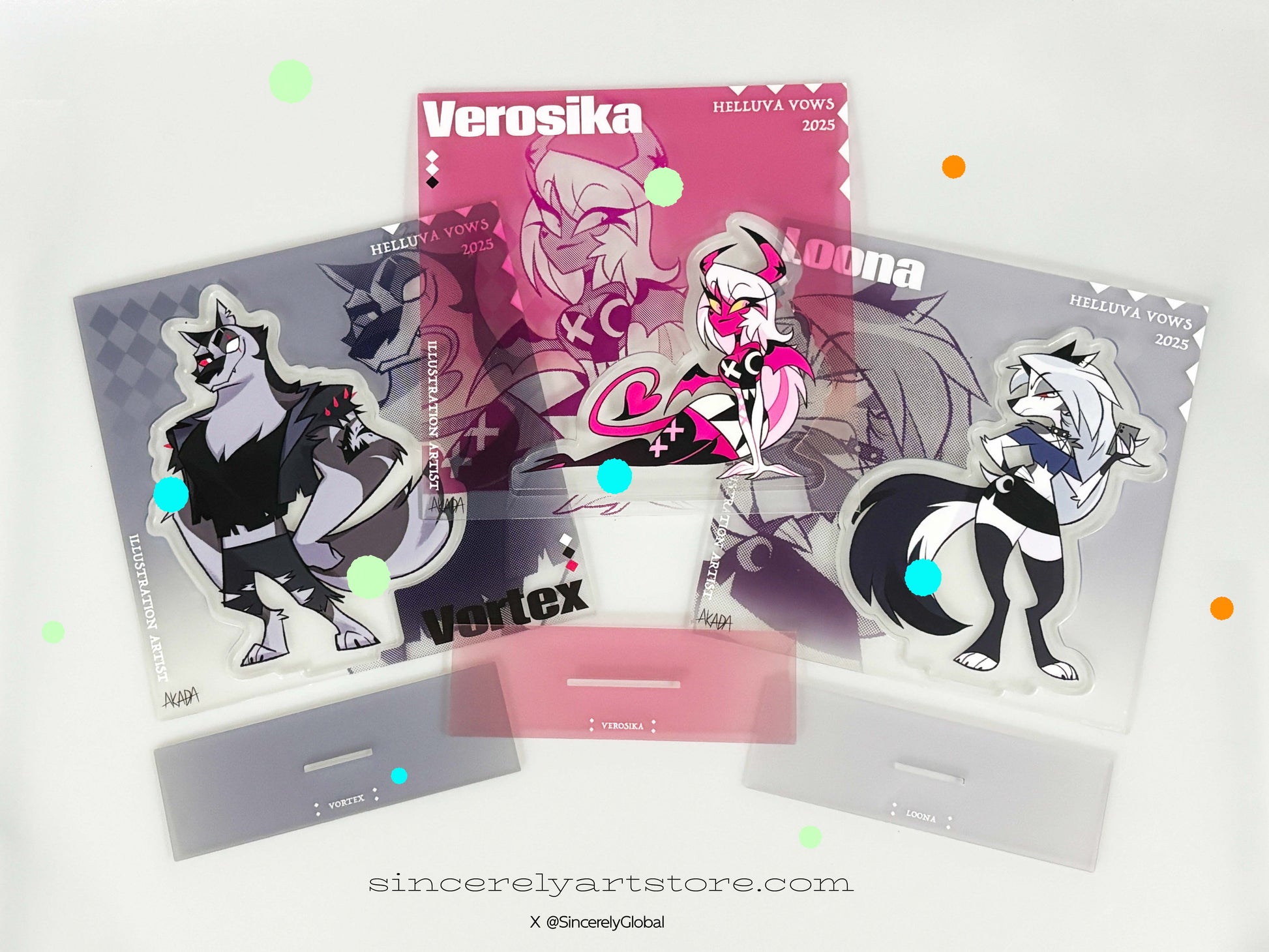 Vortex full printing standee *HelluvaVows*